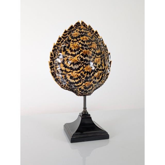 Faux Tortoiseshell Resin Turtle Shell Lamp from Maison Jansen, 1970s For Sale - Image 16 of 16