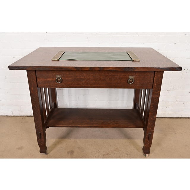 Tiffany Studios New York Zodiac Bronze Blotter Ends With Leather Desk Blotter For Sale - Image 11 of 12