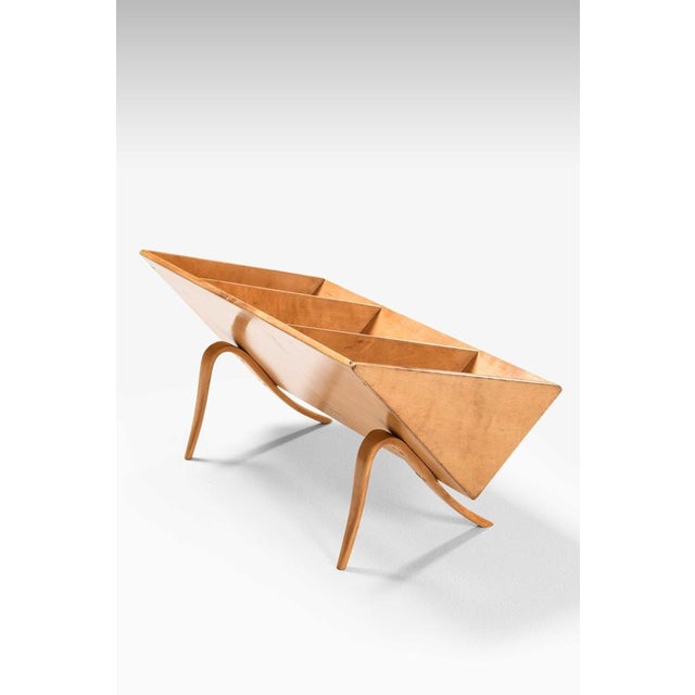 Wood Birch Book Crib by Bruno Mathsson for Firma Karl Mathsson, 1941 For Sale - Image 7 of 8