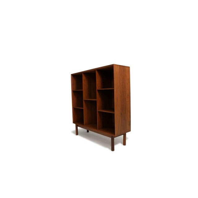 Mid-Century Modern Peter Hvidt, for Søborg Denmark, 1952-56 Mid-Century Danish Teak Bookcase #1, Attributed For Sale - Image 3 of 10