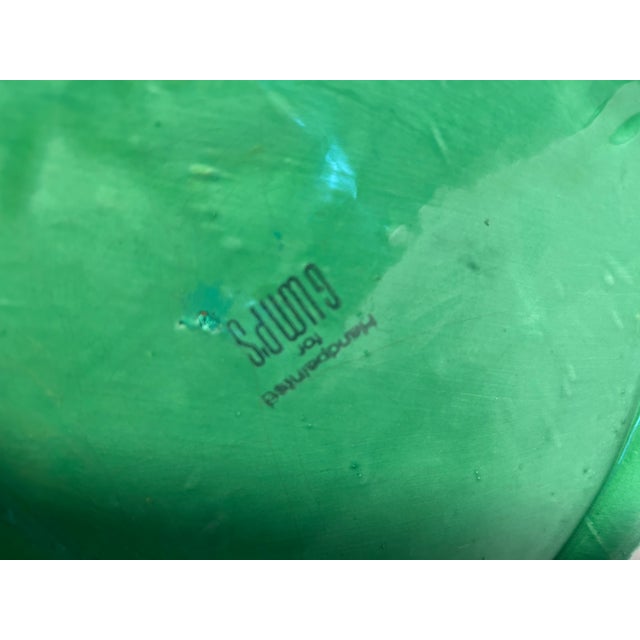 Mid 20th Century Gumps Vintage Italian Porcelain Frog Umbrella Stand For Sale - Image 9 of 9