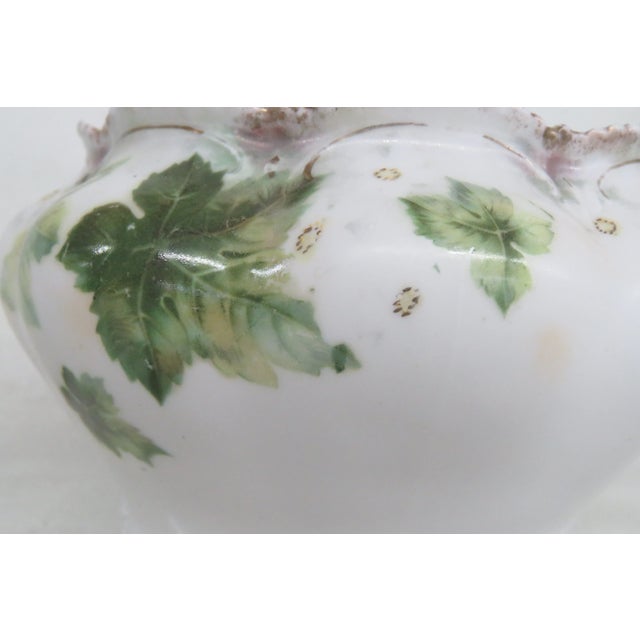Large Rs Rosenthal Covered Dish Jar With Leaf Design and Gold Accents For Sale - Image 12 of 12