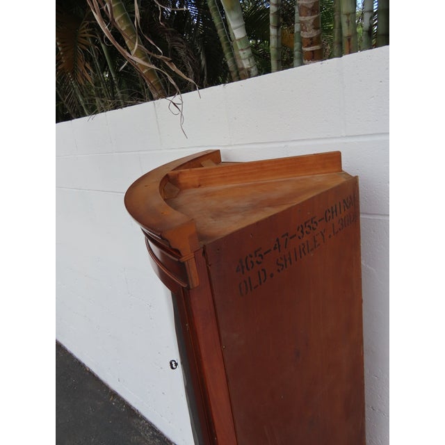Bassett Mahogany Inlay Corner China Display Cabinet Cupboard 6913 For Sale - Image 12 of 18