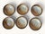 Six stoneware bowls signed by Pierre Digan (1941-2016) and Janet Stedman (1945-1987). Height 7.6 cm Diameter 11.8 cm...