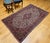 Textile Early 20th Century Persian Kashan Rug, Hand-Knotted Wool, Floral Design, Ivory & Blue, 4x7 For Sale - Image 7 of 17