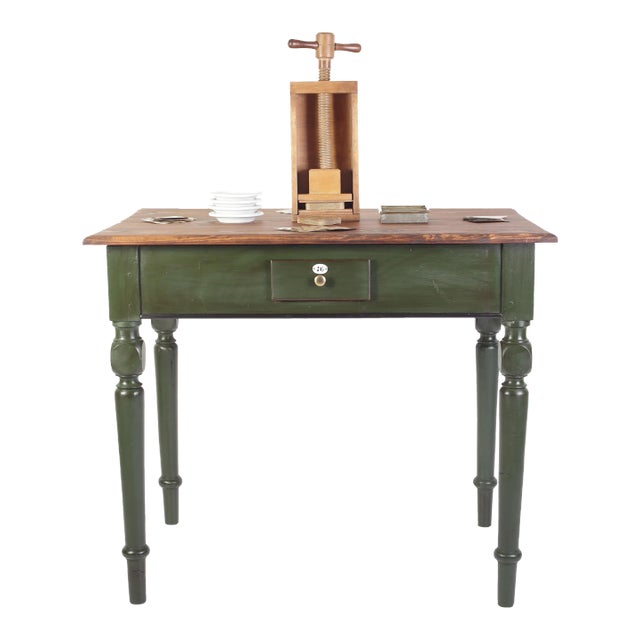 Antique Austrian Folk Card Table, 1900s For Sale