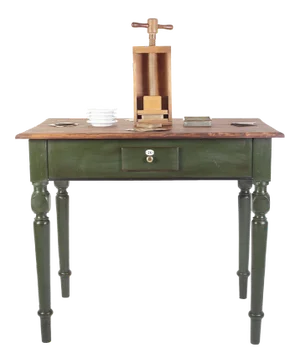 Antique Austrian Folk Card Table, 1900s