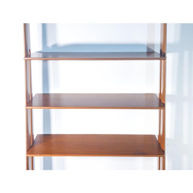 Italian Floor-to-Ceiling Wooden Bookcase, 1970s For Sale - Image 16 of 18