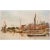 1959 After Johan Jongkind "Dutch Harbor", Vintage Hungarian Full-Color Print For Sale - Image 12 of 13