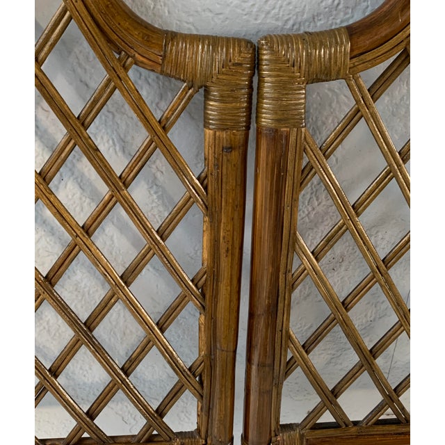 Vintage Chinoiserie Bamboo Rattan Headboards a Pair Chairish