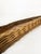 Gold Vintage French Tray in Olive Wood and Rush, 1960 For Sale - Image 8 of 16