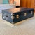 Contemporary Vintage R.L. Macy Steamer Trunk on Base For Sale - Image 3 of 14