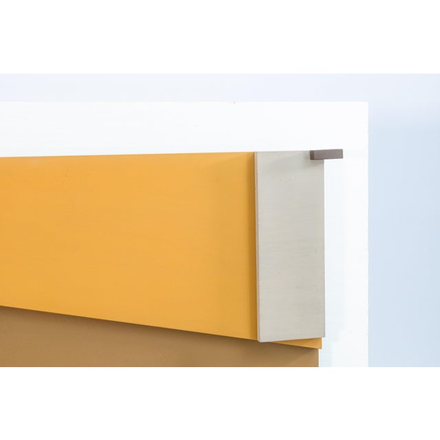 1970s David Barr - Structuralist Relief No. 151, 1978 Signed Postmodern Wall Sculpture For Sale - Image 5 of 9