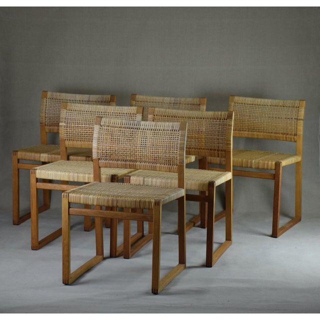 BM 61 Chairs by Børge Mogensen for Lauritsen & Søn, Set of 6 For Sale - Image 16 of 16