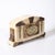 Art Deco Mantlepiece Clock in Tessellated Ice Sugar & Cream Onyx W/ Gilt Bronze For Sale - Image 14 of 15