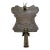 Antique Chinese 19th Century Votive Pole Arm Fan Shape Temple Standard For Sale