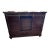 Rustic Transitional Mahogany & Red Cedar Sideboard With Sliding Barn Doors. For Sale