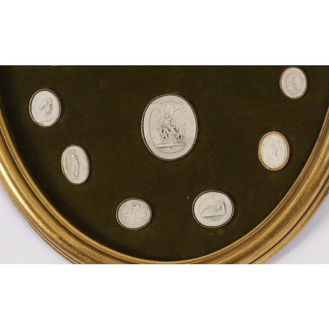 Antique Framed Grand Tour Giovanni Liberotti Intaglios, 19th Century For Sale - Image 5 of 9