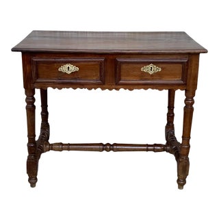 Early 20th Spanish Mobila Country Console Table For Sale