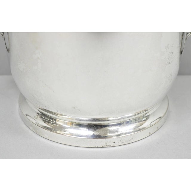 Early 20th Century Vintage English Regency Winthrop Silver Plated Lion Handle Covered Ice Bucket For Sale - Image 5 of 18