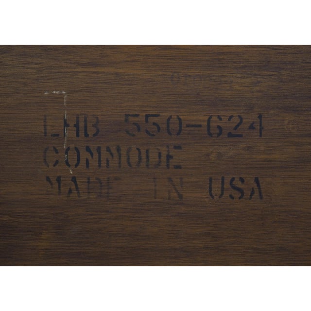 Lexington Cherry Inlaid 4 Drawer Chest Nightstand For Sale - Image 18 of 18