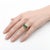 18k Gold Bezel Set Indicolite Tourmaline Ring, Size 7 For Sale - Image 12 of 12