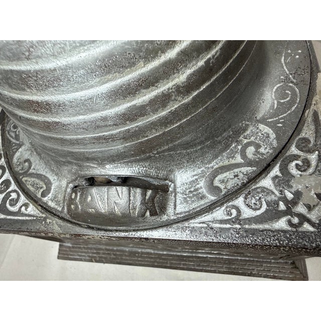 Large Antique 1892 Economy Accumulates Wealth Cast-Iron Beehive Mechanical Bank For Sale - Image 14 of 16
