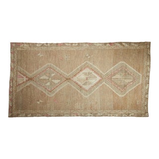 Vintage Distressed Kars Carpet - 5'6" x 10'3" For Sale