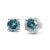 Add a touch of brilliance to your everyday look with these exquisite 14K White Gold stud earrings. Embellished with two...