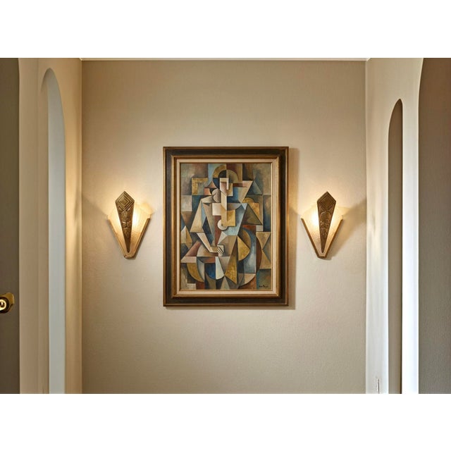 Art Deco Wall Lights, 1920s, Set of 2 For Sale - Image 10 of 10