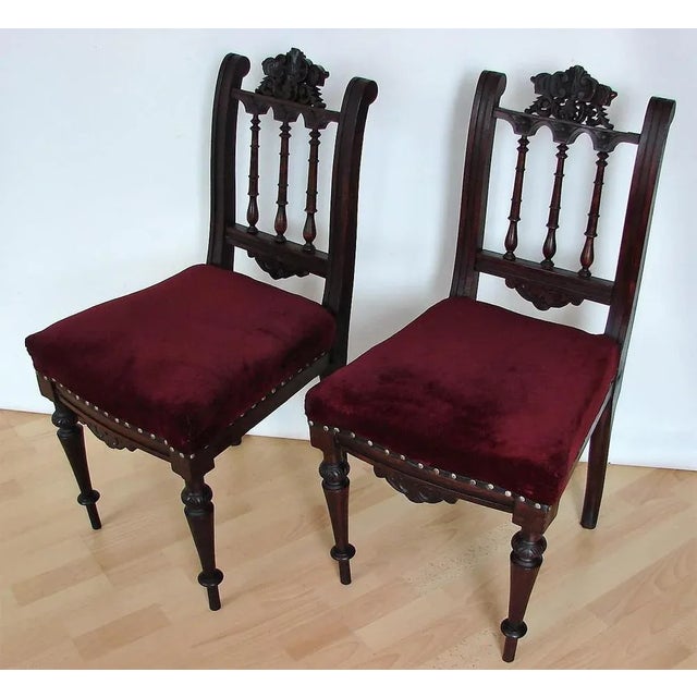 Set of 19th Century Dining Chairs For Sale - Image 4 of 12