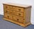 BROYHILL PREMIER Early American Country Style Solid Oak 54" Double Dresser 6510-21 32.5" High 54.5" Wide 18" Deep We...