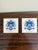 Dutch Delft Blue and White Porcelain Tiles With Heraldic Coat of Arm, Set of 9 For Sale - Image 11 of 15
