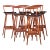 Rosengren Hansen for Brande Møbelfabrik Mid Century Teak Barstools - Set of 4 For Sale