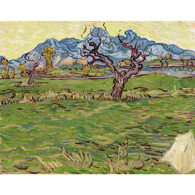 Artist: Vincent Van Gogh Country: France Title: Champs pres des alpilles Medium: Giclee Marks: Numbered limited edition,...