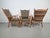Vintage Scandinavian Beech High Back Armchairs, 1960s, Set of 3 For Sale - Image 6 of 15