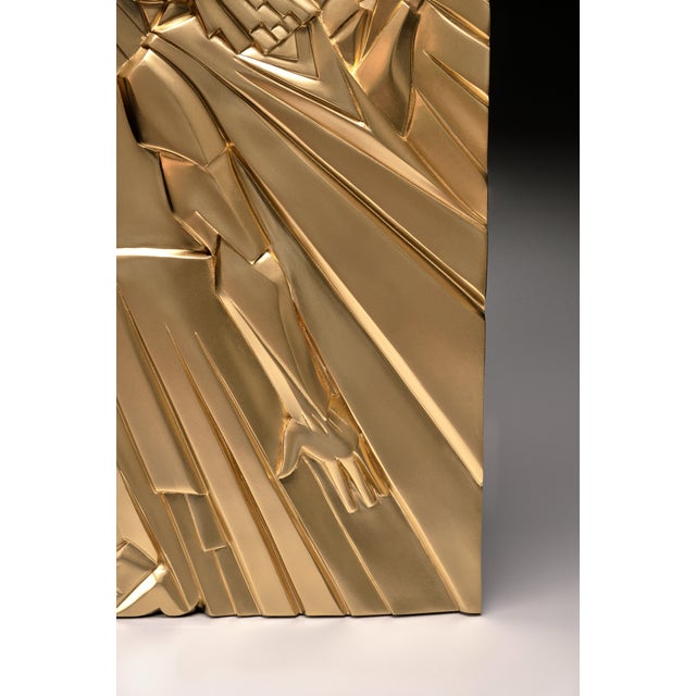 Art Deco Bas-Relief Gold After Rene Paul Chambellan, Chanin Building New York City For Sale - Image 11 of 18