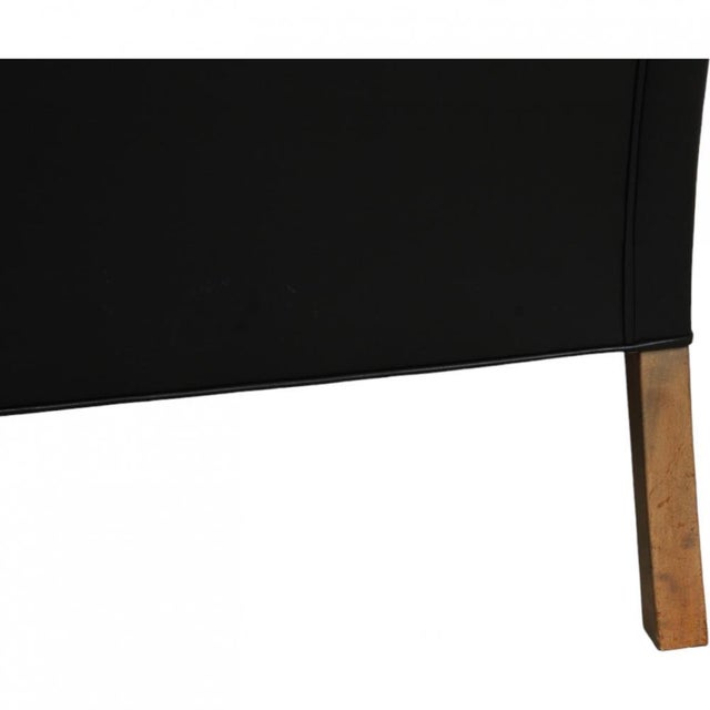 3 Seater 2209 Sofa in Black Leather by Børge Mogensen, 1990s For Sale - Image 14 of 18