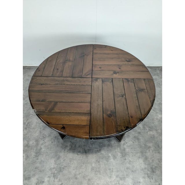 Pine Table by Silvio Coppola For Sale - Image 3 of 16