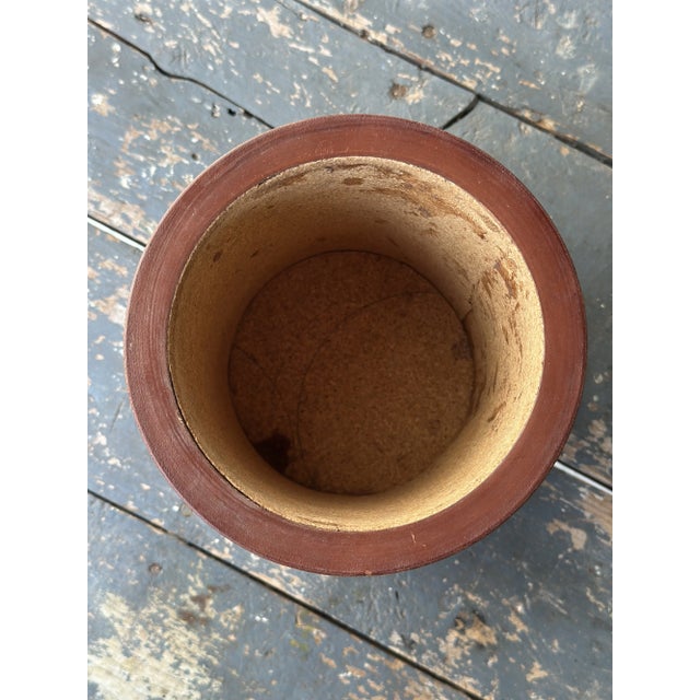 Vintage Stacked Leather + Cork Humidor / Vessel by Gardner-Kates, Circa 1950s For Sale - Image 9 of 11