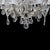 Crystal & Glass Crystal Arm 12-Light Chandelier C1940 For Sale - Image 6 of 10