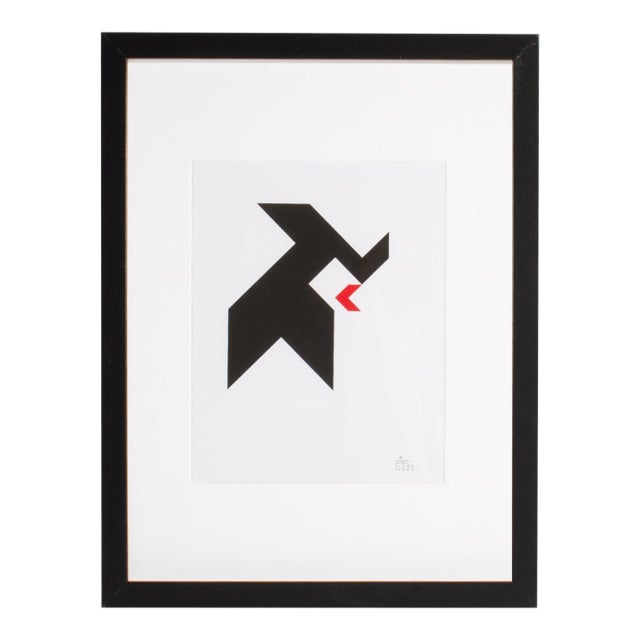1995 “Konstruktion and Intuition” Serigraph Print by Anton Stankowski For Sale