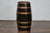 Black English Wooden Barrel, Copper Braces, Royal Coat of Arms Transfer, Circa 1900 For Sale - Image 8 of 12