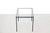 Black Metal Side Table with Glass Top, 1960s For Sale - Image 3 of 5