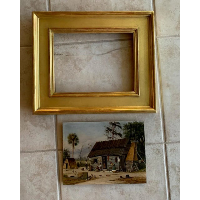 Late 20th Century Southern Homestead Landscape Oil Painting, Framed For Sale - Image 4 of 6