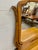 Antique Victorian Tiger Oak Serpentine Dresser With Beveled Mirror For Sale - Image 4 of 17