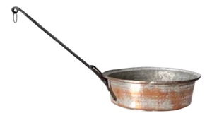 Antique Hammered Copper Pan