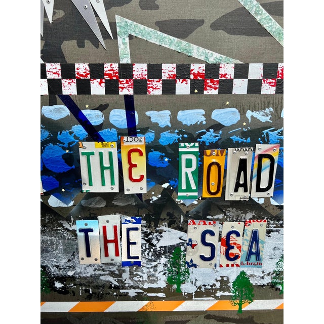 Black Ryan Humphrey, Outsider Ryan Humphrey Street Art Collage, Large Painting Jackson Pollock Photo For Sale - Image 8 of 14