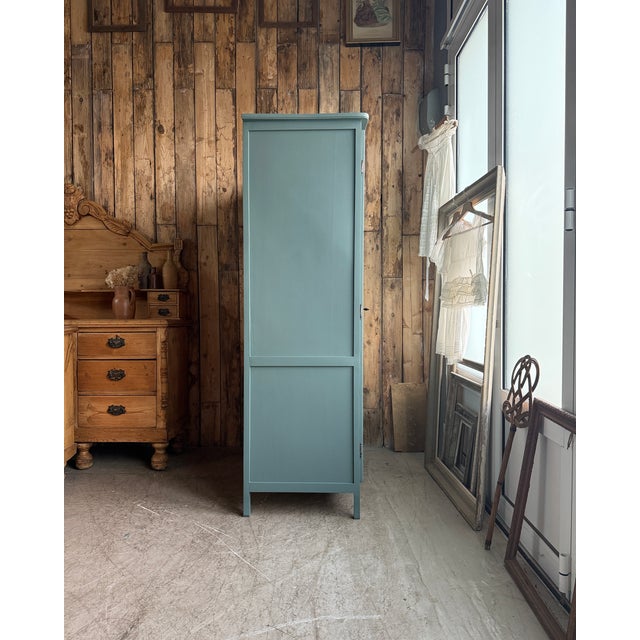 Wood Vintage Wardrobe with Hanging Space, 1950s For Sale - Image 7 of 16