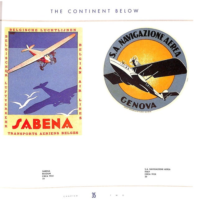 "En Route Label Art From the Golden Age of Air Travel" 1993 Johnson, Lynn & O'leary, Michael For Sale In New York - Image 6 of 12